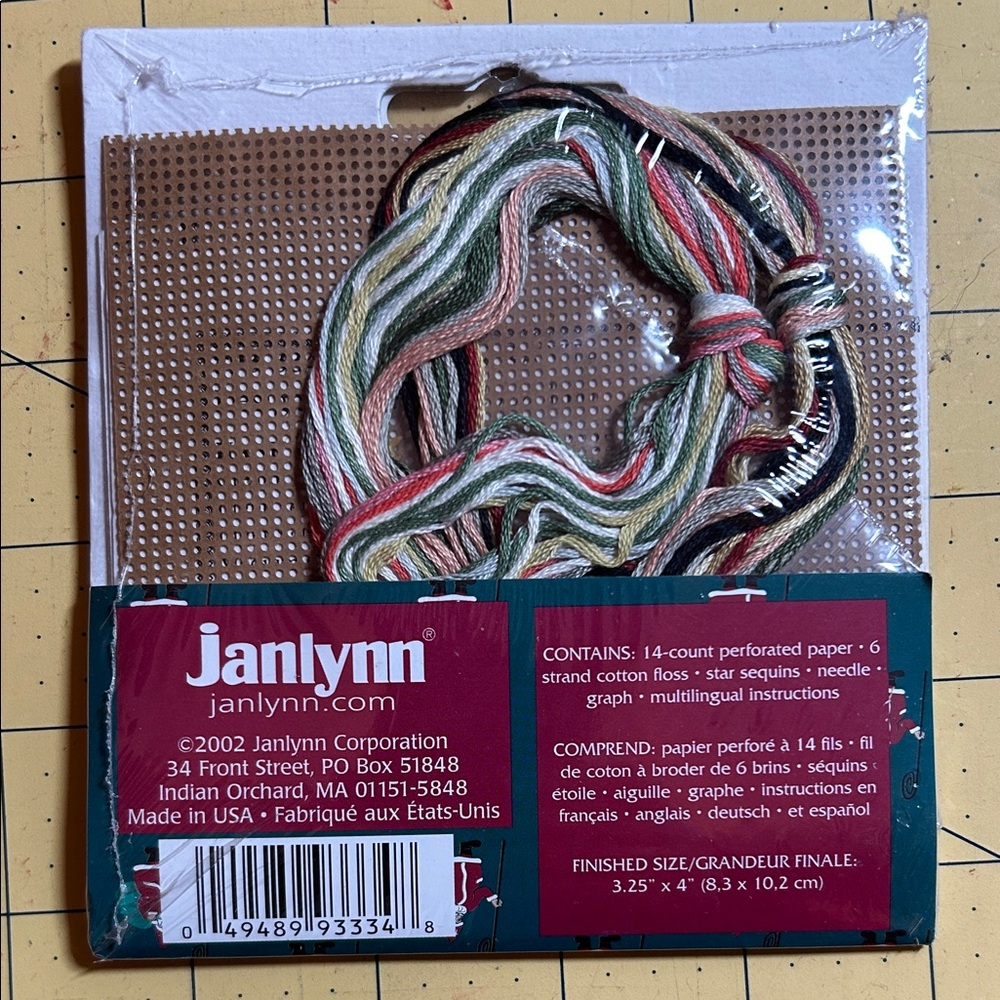 The Janlynn Aleutian Santa Counted Cross Stitch Kit - Picture 2 of 2